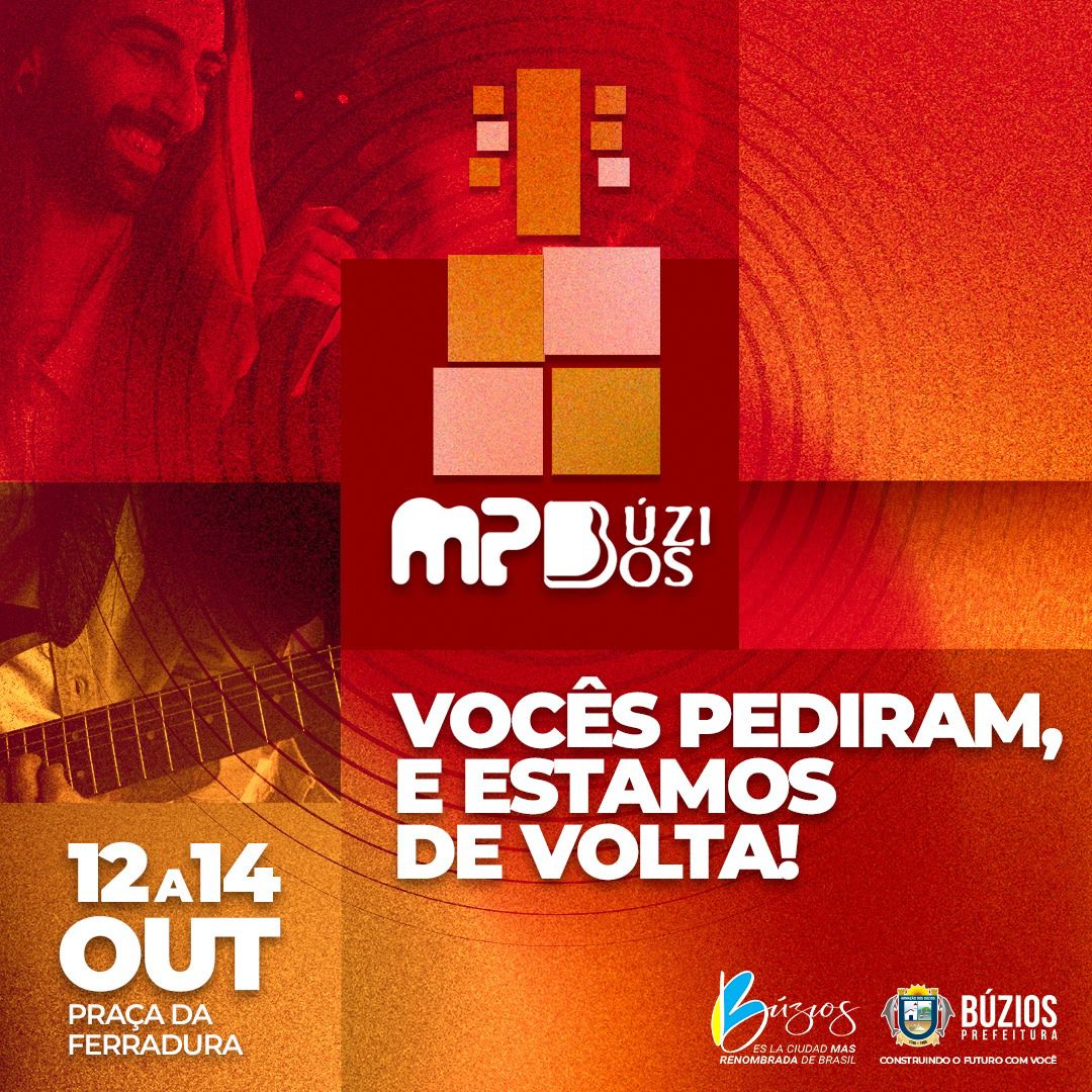MPBúzios começa nesta quinta-feira, na praça Dona Dita, na Ferradura