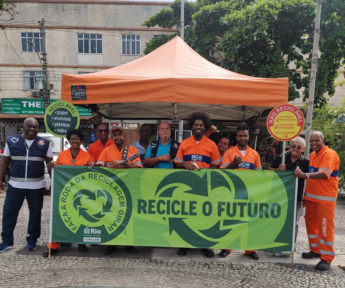 Campanha de incentivo à coleta seletiva da Comlurb estará em dois locais neste sábado - Prefeitura da Cidade do Rio de Janeiro