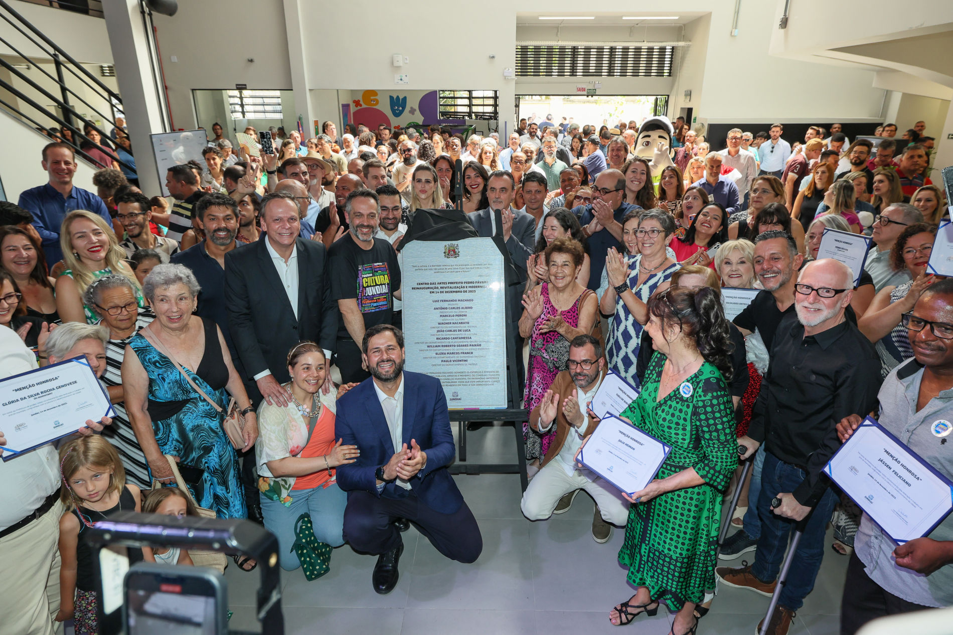 No aniversário da cidade, jundiaienses ganham de presente o novo Centro das Artes